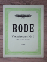 Rode. Violinkonzert Nr. 7, a-Moll-A minor-la Mineur