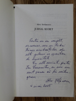 Alex Stefanescu - Jurnal secret (cu autograful autorului)
