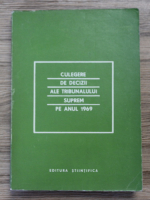 Culegere de decizii ale Tribunalului Suprem pe anul 1969