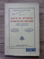 Ioan Nisipeanu - Scoala activa. Viata in studiul stiintelor naturii (volumul 3, 1920)