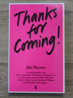 Jim Haynes - Thanks for coming!