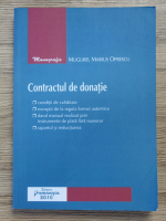 Mugurel Marius Oprescu - Contractul de donatie