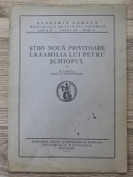 Anticariat: Nicolae Iorga - Stiri noua privighetoare la familia lui Petru Schiopul (1932)