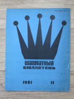 Revista Buletinul de Sah, nr. 11, 1981