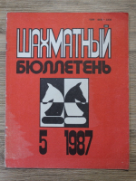 Revista Buletinul de Sah, nr. 5, 1987