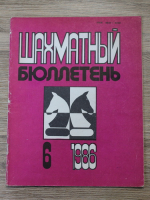 Revista Buletinul de Sah, nr. 6, 1986