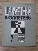 Revista Buletinul de Sah, nr. 7, 1986