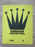 Revista Buletinul de Sah, nr. 8, 1981