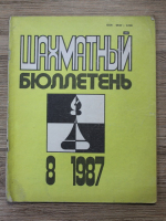 Revista Buletinul de Sah, nr. 8, 1987