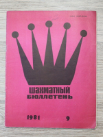 Revista Buletinul de Sah, nr. 9, 1981