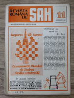 Revista romana de sah, nr. 11, 1987