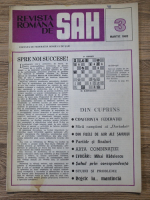 Anticariat: Revista romana de sah, nr. 3, 1982