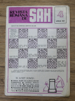 Revista romana de sah, nr. 4, 1987