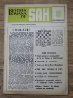 Anticariat: Revista romana de sah, nr. 9, 1982