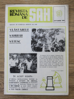 Revista romana de sah, nr. 9, 1986