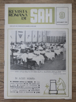 Revista romana de sah, nr. 9, 1989