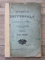 Vasile Goldis - Istoria universala pentru scoalele secundare