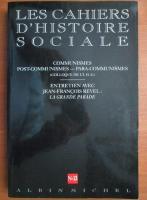 Les cahiers d`histoire sociale