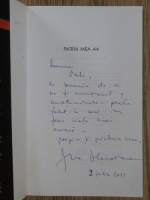 Ana Blandiana - Patria mea A4 (cu autograful autoarei)