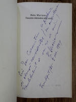 Bata Marianov - Trecerea nimicului prin ceva (cu autograful autorului)