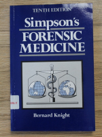 Bernard Knight - Simpson's forensic medicine