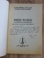 Carmen Sylva - Povestile Pelesului (cu autograful prefatatorului Tudor Nedelcea)