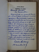 Corin Bianu - Iubirea ca fire. Poezii (cu autograful autorului)