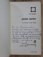 Dan Laurentiu - Pozitia astrilor (cu autograful autorului)