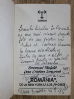 Emanuel Tanjala - Romania, de la New York la Los Angeles (cu autograful autorului)