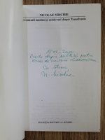 Nicolae Mischie - Cronicarii munteni si moldoveni despre Transilvania (cu autograful autorului)