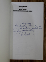 Nicolae Mischie - Vasile Lascar, reformator in Administratia de Stat (cu autograful autorului)
