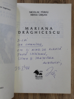Nicolae Parvu - Mariana Draghicescu (cu autograful autorului)