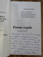 Paul San Petru - Poeme regale (cu autograful autorului)