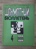 Revista Buletinul de Sah, nr. 4, 1986