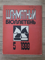 Revista Buletinul de Sah, nr. 5, 1988