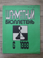 Revista Buletinul de Sah, nr. 6, 1988
