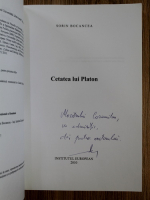 Sorin Bocancea - Cetatea lui Platon (cu autograful autorului)