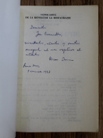 Victor Iancu - De la revolutie la restauratie (cu autograful autorului)