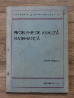 Elena Puscas - Probleme de analiza matematica
