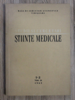 Studii si cercetari. Stiinte medicale tomul IX, 1962, nr.1-2