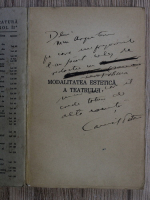Camil Petrescu - Modalitatea estetica a teatrului (cu autograful autorului, 1937)