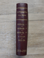 Ch. Romagny - Campagnes d'un siecle (5 parti colegate, 1892)