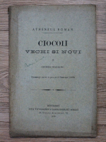 George Marianu - Ciocoii vechi si noui (1879)