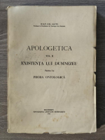 Gheorghe Ioan Savin - Apologetica, volumul 2. Existenta lui Dumnezeu, partea I. Proba ontologica
