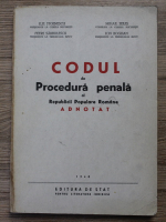 Ilie Stoenescu - Codul de procedura penala al Republicii Populare Romane (1948)
