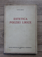 Liviu Rusu - Estetica poeziei lirice (1937)