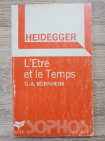 Martin Heidegger - L'etre et le temps