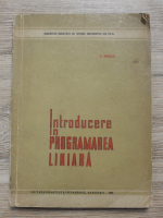 N. Mihaila - Introducere in programare liniara
