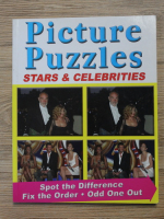 Picture puzzles. Stars and celebrities. Spot the difference, fix the order, odd one out