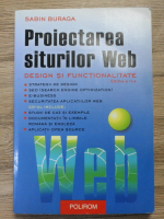 Anticariat: Sabin Buraga - Proiectarea siturilor Web. Design si functionalitate 